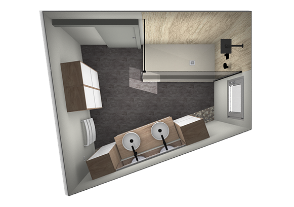 plan salle de bain sur-mesure clé en main