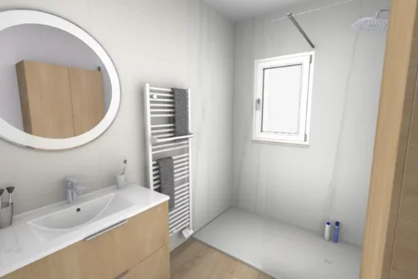 salle de bain sur-mesure à la roche sur yon